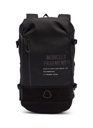 Main View - Click To Enlarge - MONCLER - x Fragment Hiroshi Fujiwara reflective logo print backpack