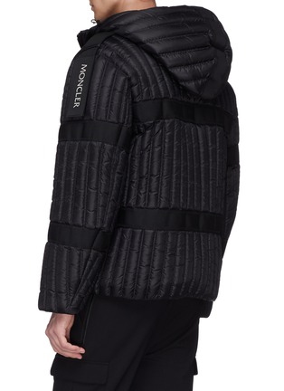 Back View - Click To Enlarge - MONCLER - x Craig Green 'Halibut' grosgrain trim hooded down puffer jacket