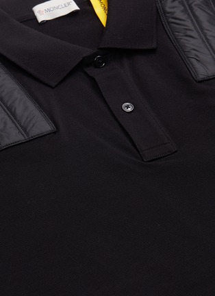  - MONCLER - x Craig Green quilted shoulder panel long sleeve polo shirt
