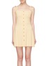 Main View - Click To Enlarge - TOPSHOP - Button front rib knit camisole dress