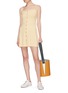 Figure View - Click To Enlarge - TOPSHOP - Button front rib knit camisole dress