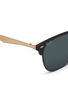 Detail View - Click To Enlarge - RAY-BAN - 'Blaze Clubmaster' metal square sunglasses