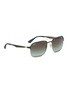 Figure View - Click To Enlarge - RAY-BAN - 'RB3570' metal square sunglasses