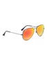 Figure View - Click To Enlarge - RAY-BAN - 'RB3025' mirror aviator sunglasses