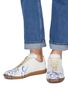 Figure View - Click To Enlarge - MAISON MARGIELA - 'Replica' paint splatter leather sneakers