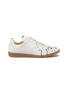 Main View - Click To Enlarge - MAISON MARGIELA - 'Replica' paint splatter leather sneakers