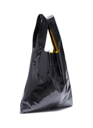 Detail View - Click To Enlarge - MAISON MARGIELA - PVC coated leather tote bag