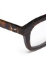 Detail View - Click To Enlarge - THOM BROWNE  - 'Tokyo' tortoiseshell acetate square optical glasses