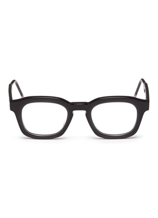 Main View - Click To Enlarge - THOM BROWNE  - Acetate square optical glasses