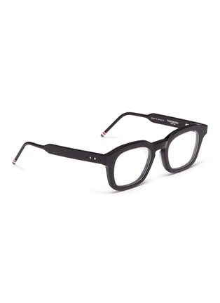 Figure View - Click To Enlarge - THOM BROWNE  - Acetate square optical glasses