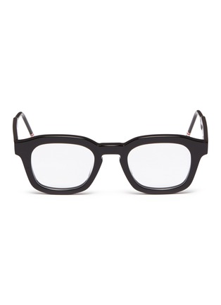 Main View - Click To Enlarge - THOM BROWNE  - Acetate square optical glasses