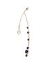 Main View - Click To Enlarge - DRIES VAN NOTEN - Glass crystal faux pearl sculptural bar drop single earring