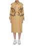 Main View - Click To Enlarge - 10753 - Belted lace-up trench coat