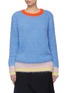 Main View - Click To Enlarge - ZI II CI IEN - Colourblock chunky knit sweater