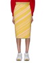 Main View - Click To Enlarge - ZI II CI IEN - Contrast hem stripe skirt