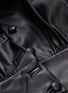  - MATÉRIEL - Sash tie neck cropped faux leather jacket
