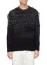 Main View - Click To Enlarge - MAISON FLANEUR - Distressed wool sweater
