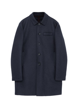 Main View - Click To Enlarge - HARRIS WHARF LONDON - Virgin wool melton mac coat