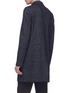 Back View - Click To Enlarge - HARRIS WHARF LONDON - Virgin wool blend cavalry twill boxy coat