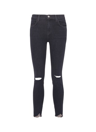 Main View - Click To Enlarge - J BRAND - 'Alana' ripped cropped skinny jeans