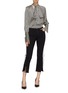Figure View - Click To Enlarge - J BRAND - 'Selena' ruffle trim flared jeans