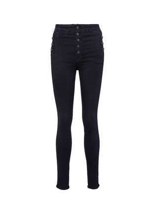 Main View - Click To Enlarge - J BRAND - 'Natasha Sky' button skinny jeans