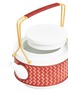 Detail View - Click To Enlarge - SHANG XIA - Satisfaction bamboo tea set – Red