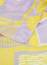 Detail View - Click To Enlarge - SHANG XIA - Abstract graphic print scarf – Mustard
