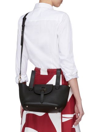 Front View - Click To Enlarge - 71172 - 'Thela' mini leather crossbody bag