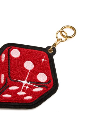 Detail View - Click To Enlarge - CHAOS - Dice chenille bag charm
