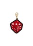 Main View - Click To Enlarge - CHAOS - Dice chenille bag charm