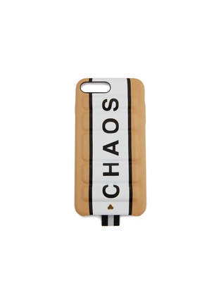 Main View - Click To Enlarge - CHAOS - Logo print padded leather iPhone 7 Plus/8 Plus case