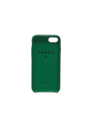 Figure View - Click To Enlarge - CHAOS - Logo print leather iPhone 7/8 case