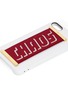 Detail View - Click To Enlarge - CHAOS - Logo jacquard strap leather iPhone 7/8 case – White/Red