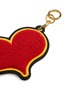 Detail View - Click To Enlarge - CHAOS - Heart chenille bag charm