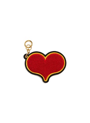 Main View - Click To Enlarge - CHAOS - Heart chenille bag charm