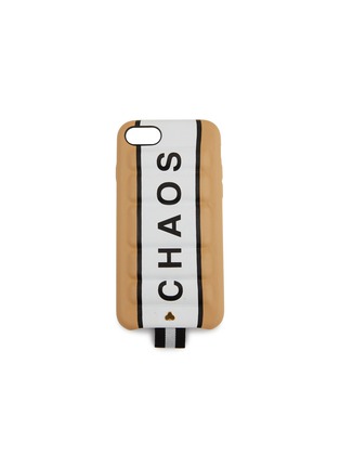 Main View - Click To Enlarge - CHAOS - Logo print padded leather iPhone 7/8 case