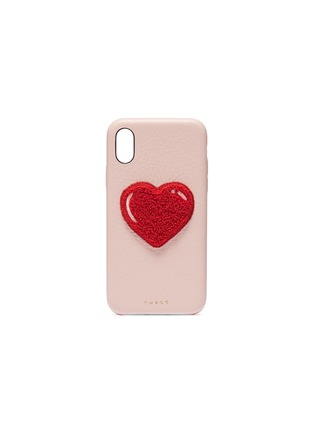 Main View - Click To Enlarge - CHAOS - Heart patch leather iPhone X case