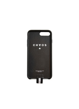 Figure View - Click To Enlarge - CHAOS - Blackout logo embossed leather iPhone 7 Plus/8 Plus case