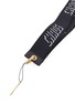 Detail View - Click To Enlarge - CHAOS - Woven elastic lanyard – Black