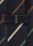 Detail View - Click To Enlarge - DRAKE'S - Stripe silk twill tie