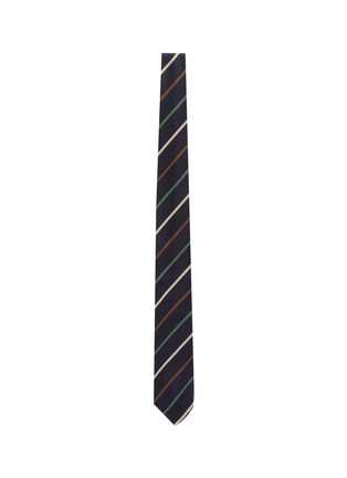 Main View - Click To Enlarge - DRAKE'S - Stripe silk twill tie