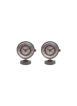 Main View - Click To Enlarge - TATEOSSIAN - Vintage gear Quartz watch cufflinks