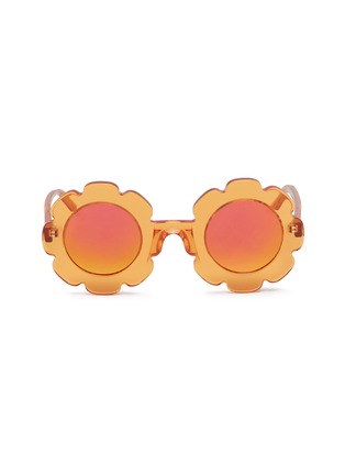Main View - Click To Enlarge - SONS + DAUGHTERS - 'Pixie' flower frame mirror acetate kids sunglasses