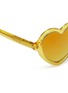 Detail View - Click To Enlarge - SONS + DAUGHTERS - 'Lola' heart frame mirror acetate kids sunglasses
