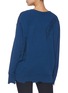 Back View - Click To Enlarge - HELMUT LANG - Distressed layered lambswool V-neck sweater