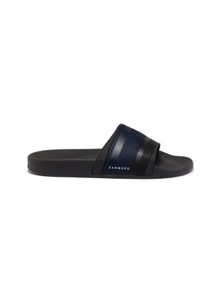 Main View - Click To Enlarge Main View - Click To Enlarge - DANWARD - Colourblock web slide sandals