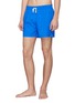 Figure View - Click To Enlarge - DANWARD - 'Capri' rectangle embroidered swim shorts