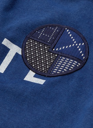  - FDMTL - Sashiko appliqué logo print T-shirt