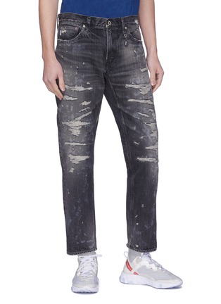 Front View - Click To Enlarge - FDMTL - Rip-and-repair jeans
